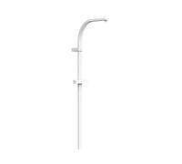 Barre de douche longue adaptable au robinet thermostatique mural Blanc mat - TRES 03463505BM