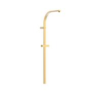 Barre de douche longue adaptable au robinet thermostatique mural Or Mat 24K - TRES 03463505OM