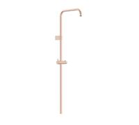 Barre de douche longue adaptable au robinet thermostatique mural Or Rose Mat 24K - TRES 03463501OPM