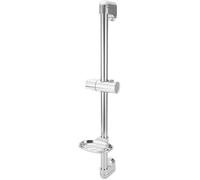 Barre de douche murale, support de pomme de douche, bras de douche avec boîte à savon G1 / 2 'Salle de douche en acier inoxydable