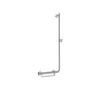 Barre de douche PMR Unica 110 cm avec poignée à gauche chromé