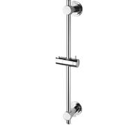 Barre de douche universelle ROUSSEAU - Inox chromé - Longueur 60,5 cm - Diamètre 18 mm - Fixation ventouse