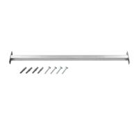 vidaXL Barre de sécurité fenêtre réglable 710-1200 mm Acier Argent Grille carrée Protection enfants