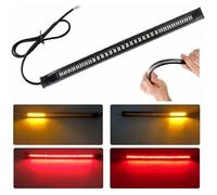 Barre De Feu Arrire Moto UltraMince 48Led 2835 3014Smd Bande Led 12V Universel Flexible Voyant D'Assistance Au Freinage Par YYV