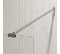 Barre de Fixation Chromée Recoupable pour Paroi de Douche - Longueur 100 cm