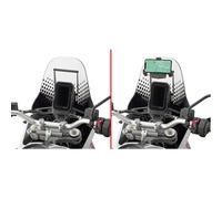 Barre de fixation guidon Givi Chassis pour support GPS