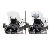 Barre de fixation guidon Givi Chassis pour support GPS