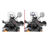 Barre de fixation guidon Givi Chassis pour support GPS