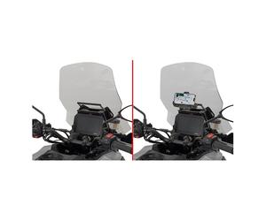 Barre de fixation guidon Givi Chassis pour support GPS