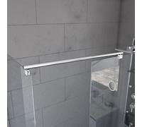AURLANE Barre de Fixation - Liaison - pour Douche à l'italienne - Freedom 2 Link - Barre DE Liaison