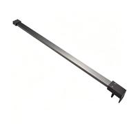 barre de fixation pour paroi de douche Bras De Support Pour Verre De Douche, Stabilisateur De Verre Droit De 100 110 120 130 140 150cm, Attelle De Douche En Métal Mur À(Gray,55.1"/140cm)