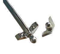 Barre De Fixation Pour Tapis D'Escalier,Tringle Métallique Résistante,Supports Inclus,Pour Intérieur Maison,Installation Simple Et Finition Élégante(3pcs,127cm(50in))