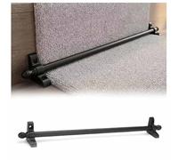 Barre de fixation réglable et polie pour tapis d'escalier, support de tapis d'escalier en laiton, longue, antidérapante, durable et facile à installer pour hôtels et galeries d'art - Sécuris