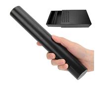 Barre de frappe de remplacement, barre de récipient de marc de tige de boîte de frappe de café en plastique de 23,5x3,5 cm pour machine à café expresso de type tiroir (Noir)