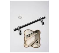 Barre de garde-corps en alliage d'aluminium, bande anti-chute de 11 mm de diamètre pour armoire, maison et bureau, 60 cm de long