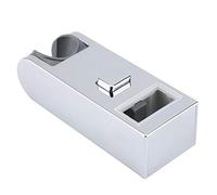 Barre de glissière de douche Pommeau de rail de douche réglable en hauteur carré Chrome plaqué 30 * 15