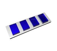 Barre de grade d'officier impérial - Lieutenant de la marine - Trilogie originale / Mandalorien - Fabriqué à partir d'acrylique de 3 mm et équipé d'un badge magnétique autocollant au dos.