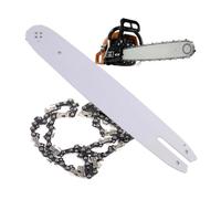 Barre de guidage de tronçonneuse de 14 pouces et combo de chaîne de scie 3/8 LP 050 50DL compatible avec MS170 MS180 MS181 MS190