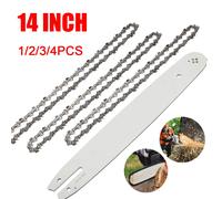 Barre de guidage JOSaw pour tronçonneuse Stihl, pas de pièce, maillons d'entraînement, remplacement 50DL, MS170, MS180, MS192T, 14 pouces, 3/8 pouces, accessoires Set 1 -1x Guide Bar