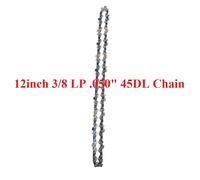 Barre de guidage pour chaînes de tronçonneuse,pas P,calibre,40/44/45/50/52/53/56/57/59,maillons d'entraînement,pièces d'outils de jardin - Type 12in 45DL Chain