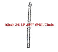 Barre de guidage pour chaînes de tronçonneuse,pas P,calibre,40/44/45/50/52/53/56/57/59,maillons d'entraînement,pièces d'outils de jardin - Type 16in 59DL Chain
