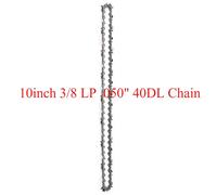 Barre de guidage pour chaînes de tronçonneuse,pas P,calibre,40/44/45/50/52/53/56/57/59,maillons d'entraînement,pièces d'outils de jardin - Type 10in 40DL Chain