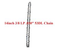 Barre de guidage pour chaînes de tronçonneuse,pas P,calibre,40/44/45/50/52/53/56/57/59,maillons d'entraînement,pièces d'outils de jardin - Type 14in 53DL Chain