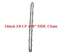 Barre de guidage pour chaînes de tronçonneuse,pas P,calibre,40/44/45/50/52/53/56/57/59,maillons d'entraînement,pièces d'outils de jardin - Type 14in 52DL Chain