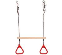 Barre de gymnastique avec anneaux Enfants Balançoire Barre de gymnastique Anneaux de gymnastique Trapèze Tour de jeux