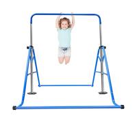Barre de gymnastique pour enfants - Hauteur réglable - Pliable - Pour l'intérieur - 3 à 8 ans - Équipement d'entraînement pour les coups de pied et les swing