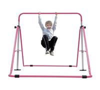 Barre de gymnastique pour enfants, installation horizontale pliable, hauteur réglable, charge maximale : 100 kg, équipement d'entraînement pour enfants de 3 à 8 ans, idéal pour les coups de pied, les