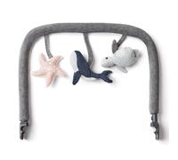 Barre de jeu transat 3-en-1 Ergobaby Evolve Ocean Wonders - Gris anthracite
