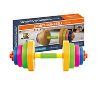 Barre de jouet pour : kit d'entraînement avec poids réglable, équipement d'exercice durable, jouets pour développer la force dans les jeux de rôle, équipement d'activité physique active