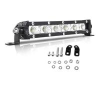 Barre de LED,60W LED Flood Lumière Lampe 1 pièce,Étanche IP67 LED Light Barre Rampe 12V pour 4x4 Voiture Camion Tracteur