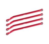 Barre de liaison inférieure en alliage d'aluminium 7075-T6 pour kit optique Vanquish 1:10 H10/Yokohama RTR/Sparco RTR Rock Crawler - Rouge
