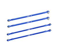 Barre de liaison supérieure en alliage d'aluminium 7075-T6 pour kit optique Vanquish 1:10 H10/Yokohama RTR/Sparco RTR Rock Crawler Upgrades - Bleu