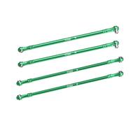 Barre de liaison supérieure en alliage d'aluminium 7075-T6 pour kit optique Vanquish 1:10 H10/Yokohama RTR/Sparco RTR Rock Crawler Upgrades - Vert