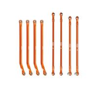 Barre de liaison supérieure et inférieure en alliage d'aluminium 7075-T6 pour kit optique Vanquish 1:10 H10/Yokohama RTR/Sparco RTR Rock Crawler - Orange