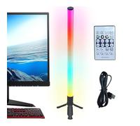 Barre de lumière LED RGB - Lampe LED en forme de microphone pour atmosphère - Lumière dynamique pour l'atmosphère - pour la chambre, le salon, les bibliothèques, les festivals, le rétroéclairage