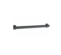 Barre de maintien droite PMR Design 40 cm aluminium époxy anthracite caches résine anthracite