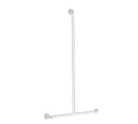 Delabie Barre de maintien en T Basic époxy 35440W Blanc