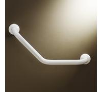 Barre de Maintien GODONNIER coudée 135° 265x265mm Aluminium Époxy Blanc