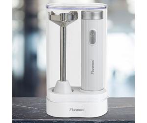Barre de mixage de broyeur de récipients en acier inoxydable Tasse à mesurer purée Bestron AHB400W