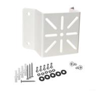 Barre de montage d'angle en métal fiable pour caméras de sécurité optimise la couverture avec un design robuste (blanc)