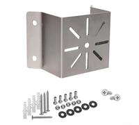 Barre de montage d'angle en métal fiable pour caméras de sécurité optimise la couverture avec un design robuste (argenté)