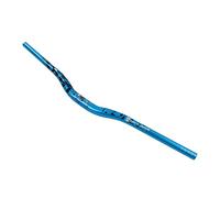 Barre de montage de vélo en alliage d'aluminium, remplacement de guidon de piste de roue, diamètre de montage de 31.8mm (Bleue)
