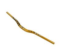 Barre de montage de vélo en alliage d'aluminium, remplacement de guidon de piste de roue, diamètre de montage de 31.8mm (Jaune)
