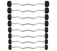 Barre de musculation caoutchouc bou HMS GSL25 Argenté 120x106x19 cm/30 mm