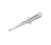 Hop-Sport Barre de musculation droite en acier chromé de 167 cm avec filetage, Diamètre de 30 mm, Poignée antidérapante, Home gym Inox