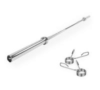 VirtuFit Barre de musculation Argenté 200x8x8 cm Unisexe